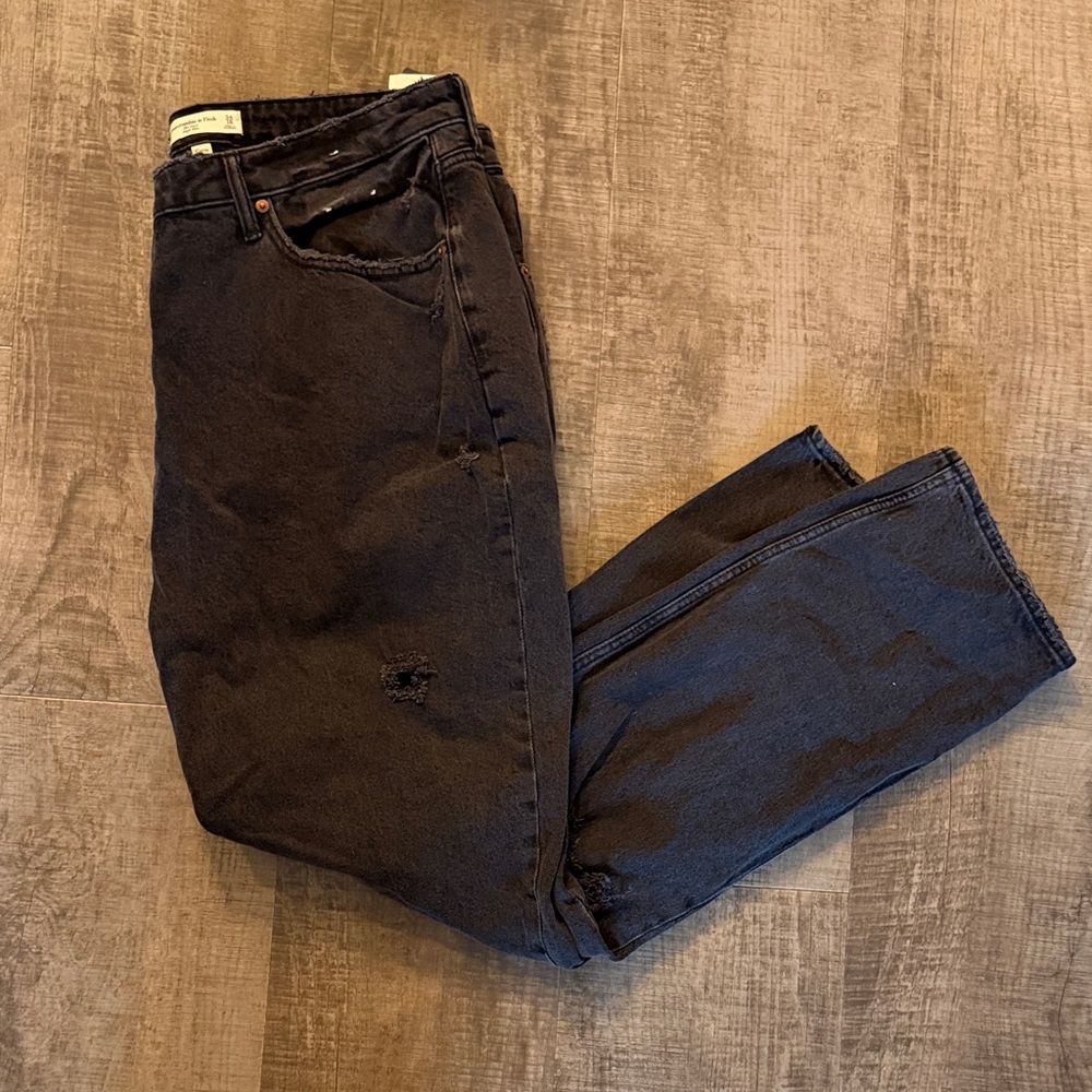 Abercrombie Curve Love Black Jeans NWT